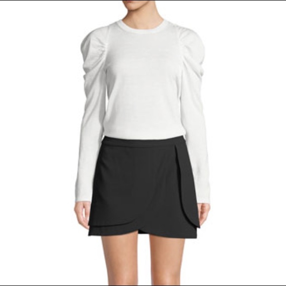 Alice + Olivia | Lidia Crewneck Stretch-Wool Top